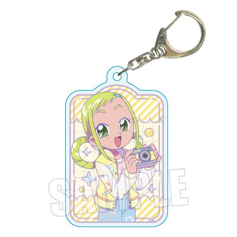 水色の笑顔キャラクターキーホルダー 抱っこかいじゅう。(水色) / ちますけ ( official_kaijuu )の