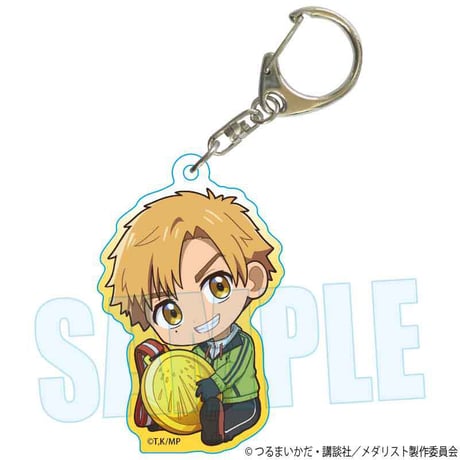 メダリスト　くじメイト　明浦路司　キーホルダー メダリスト 展 メタリック アクリルキーホルダー 明浦路司 あけうらじ