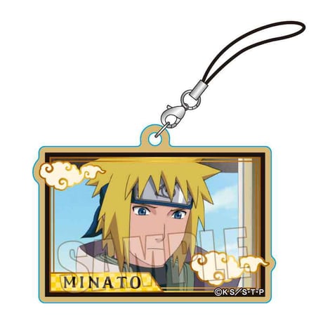 【12月発売】木札ストラップ NARUTO-ナルト- 疾風伝/波風ミナト