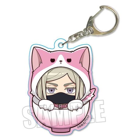 わんこめしアクリルキーホルダー 東京リベンジャーズ/三途 春千夜