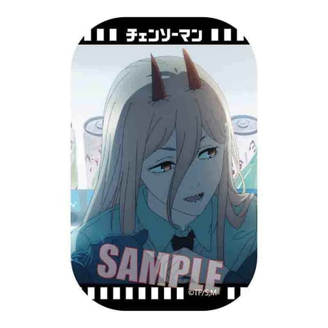 メモリーズスクエア缶バッジ チェンソーマン/パワーB