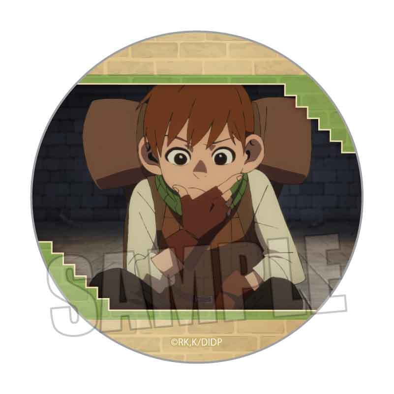 ダンジョン飯　缶バッジ　チルチャック TVアニメ「ダンジョン飯」より、ライオス、マルシル、チル