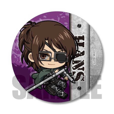 アクションシリーズ缶バッジ 進撃の巨人/ハンジ・ゾエ