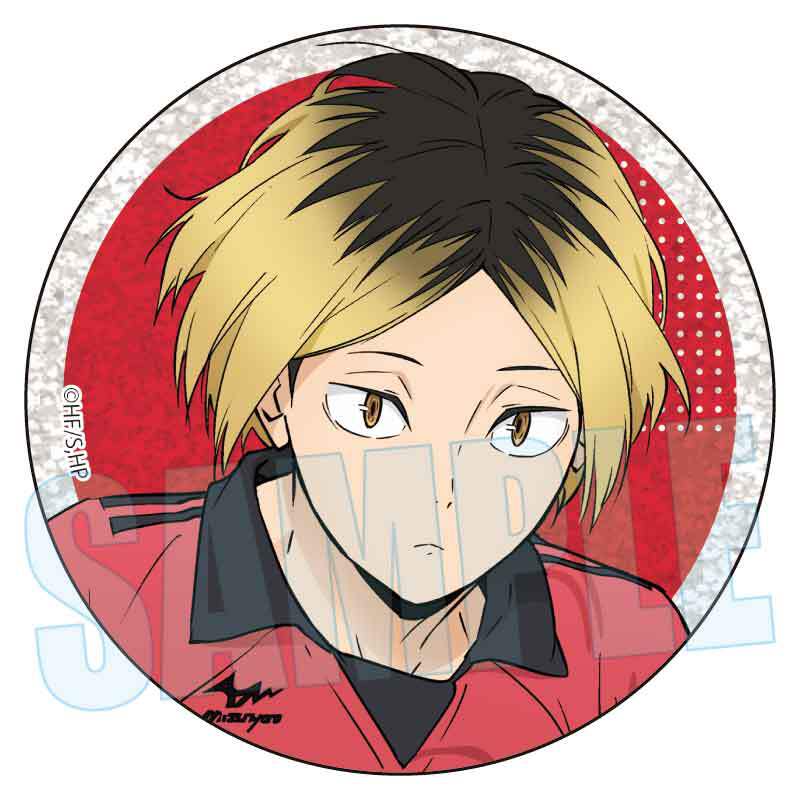 トレーディンググリッター缶バッジ アニメ「ハイキュー!!」/10周年