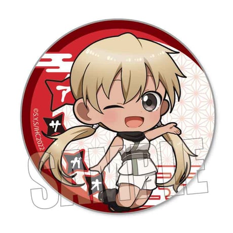 トレーディング缶バッジ くノ一ツバキの胸の内/ぷかっしゅ