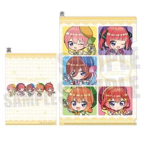 クリアファイル 映画 五等分の花嫁/魔法少女ver.(デフォルメ)