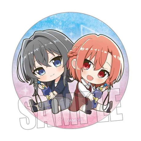 トレーディング缶バッジ ささやくように恋を唄う/ぎゅぎゅっと