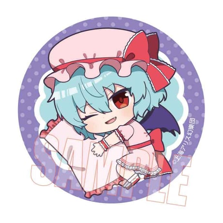 トレーディング缶バッジ 東方Project/ぎゅぎゅっと おやすみver.