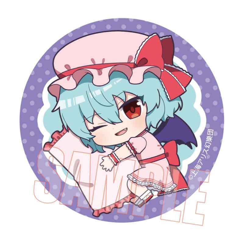 トレーディング缶バッジ 東方Project/ぎゅぎゅっと おやすみver