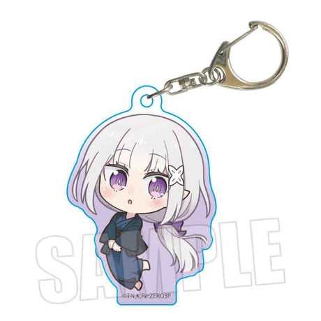 ぷかっしゅアクリルキーホルダー 3rd season ver. Re:ゼロから始める異世界生活/エミリア(浴衣)