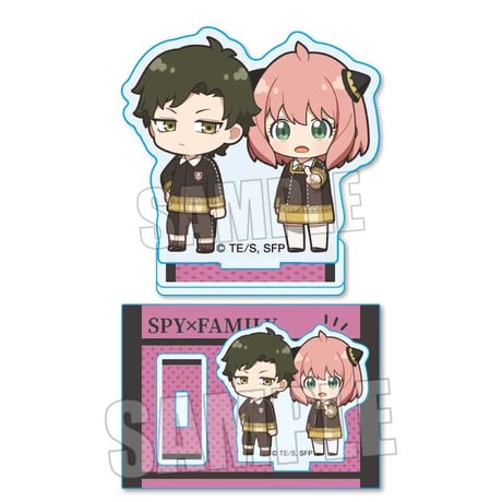 ぷちめもっ！ミニスタンド SPY×FAMILY/アーニャ・フォージャー&ダミアン・デズモンドA