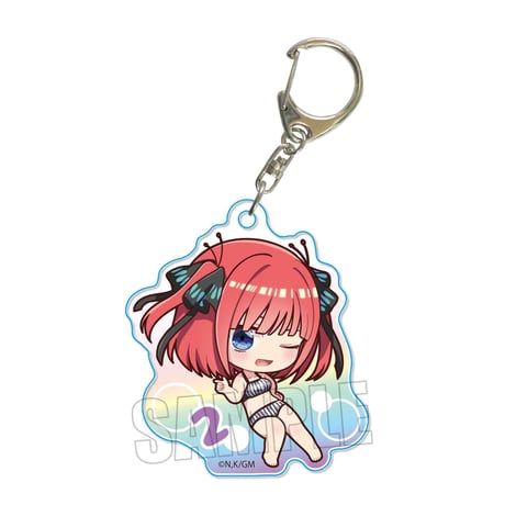 ぷかっしゅアクリルキーホルダー 映画 五等分の花嫁/中野 二乃
