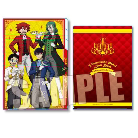 クリアファイル3ポケット 弱虫ペダル LIMIT BREAK/総北高校 舞踏会ver.