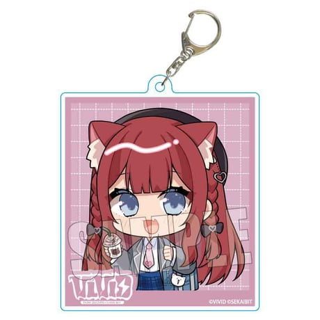 トレーディングちょいデカアクリルキーホルダー せかいびっと