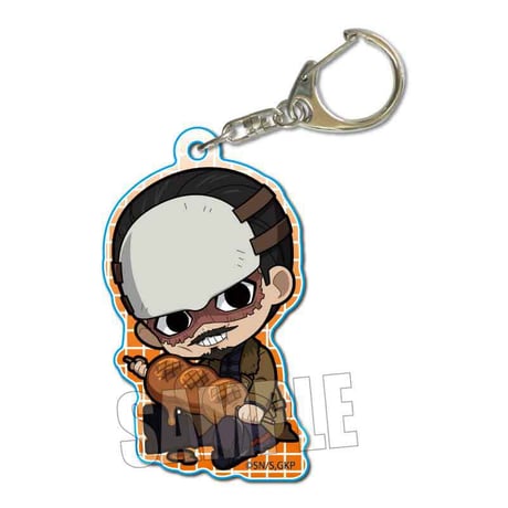 〈再販〉ぎゅぎゅっとアクリルキーホルダー もぐもぐver. ゴールデンカムイ／鶴見中尉(みたらし団子)