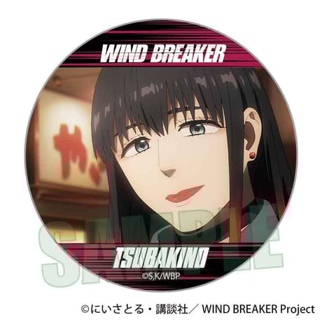 メモリーズ缶バッジ WIND BREAKER/椿野 佑