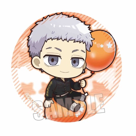 ぷかっしゅ缶バッジ 東京リベンジャーズ/三ツ谷 隆(バルーンver.)