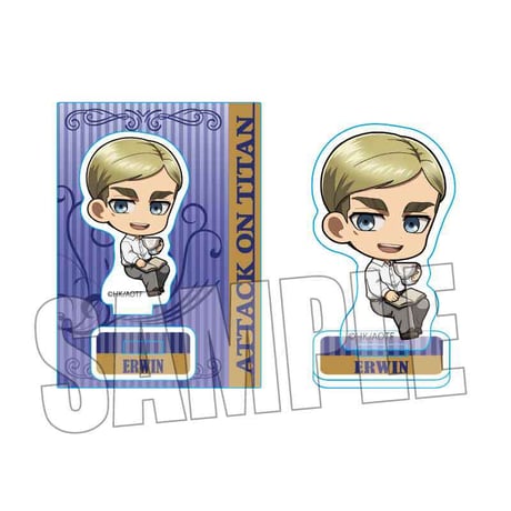 ミニスタンド 進撃の巨人/エルヴィン・スミス ティーブレイクver.