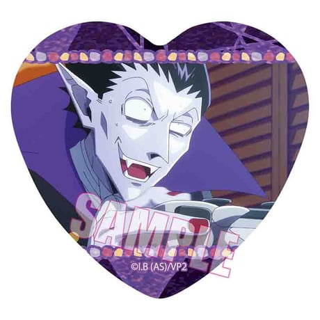 ハート缶バッジ 吸血鬼すぐ死ぬ２/ドラルク