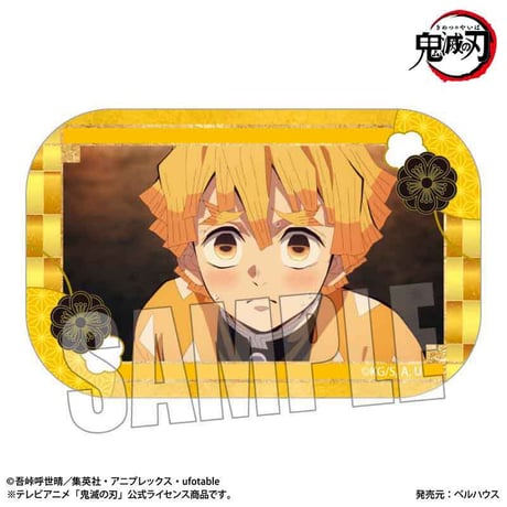 メモリーズスクエア缶バッジ 『テレビアニメ「鬼滅の刃」遊郭編』我妻 善逸