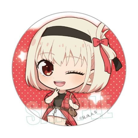 トレーディング缶バッジ リコリス・リコイル/ぷかっしゅ