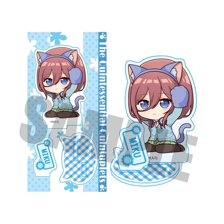 ねこかぶりアクリルフィギュア五等分の花嫁/中野 三玖