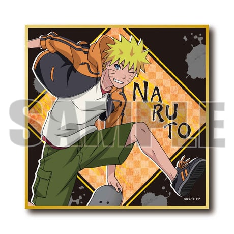 ミニ色紙 スケーターver. NARUTO-ナルト- 疾風伝/うずまきナルト