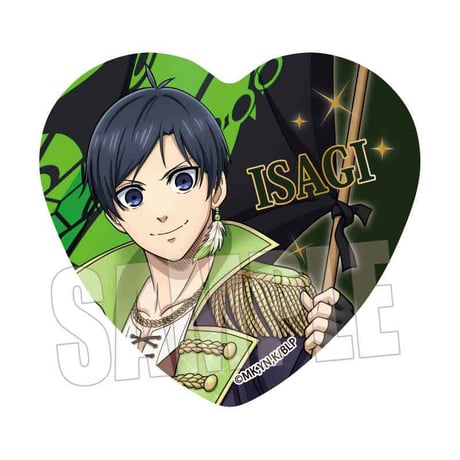 ハート缶バッジ ブルーロック/潔 世一 パイレーツver.