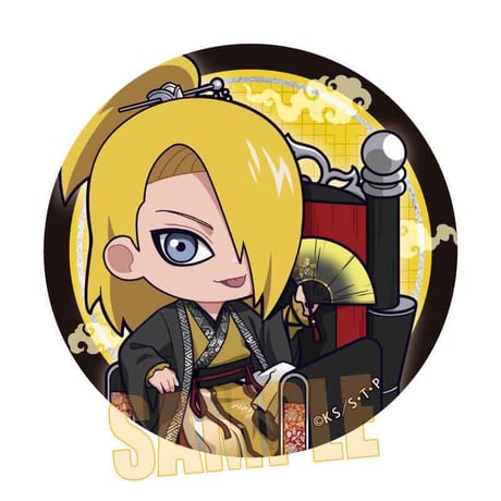 缶バッジ NARUTO-ナルト- 疾風伝/デイダラ 玉座ver.