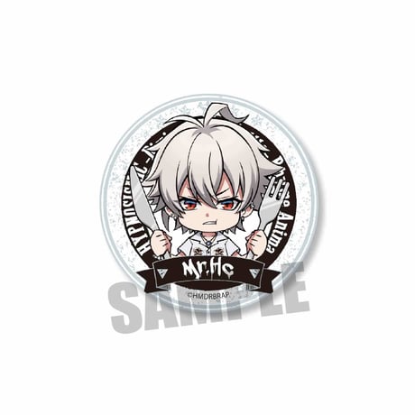 ごちきゃら缶バッジ『ヒプノシスマイク-Division Rap Battle-』Rhyme Anima/碧棺 左馬刻_CBGJ-04