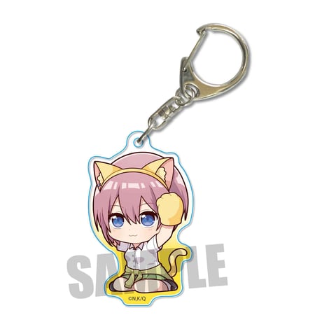 ねこかぶりアクリルキーホルダー五等分の花嫁/中野 一花