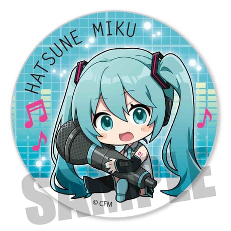トレーディング缶バッジ 初音ミク/ぎゅぎゅっと