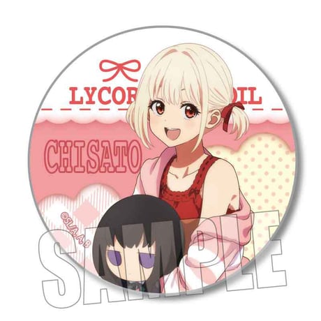 トレーディング缶バッジ リコリス・リコイル/パジャマver.