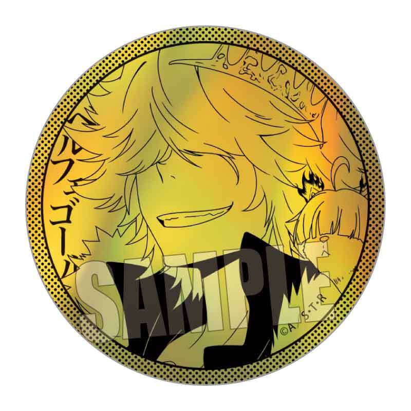 家庭教師ヒットマンREBORN　リボーン　ベルフェゴール　ベル　缶バッジ 家庭教師ヒットマンREBORN! - 描き下ろしイラスト