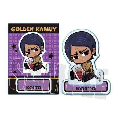 〈再販〉ぎゅぎゅっとミニスタンド もぐもぐver. ゴールデンカムイ／鯉登少尉(フレップワイン)