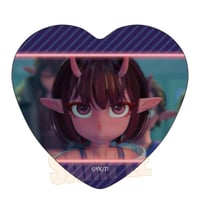 メモリーズハート缶バッジ アニメ『銀河特急 ミルキー☆サブウェイ 各駅停車劇場行き』/チハル
