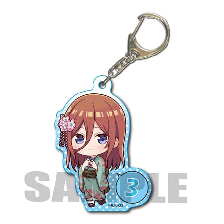 てくトコアクリルキーホルダー 五等分の花嫁∬/中野 三玖