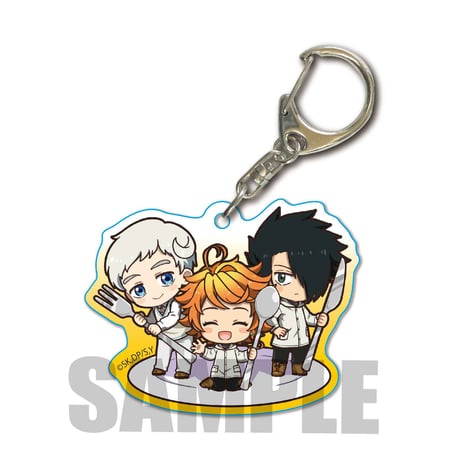ごちきゃらアクリルキーホルダー 約束のネバーランド/エマ&ノーマン&レイ