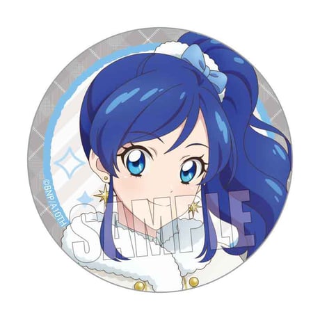 トレーディング缶バッジ アイカツ！ 10th STORY ～未来へのSTARWAY～/ホワイトポンチョver.