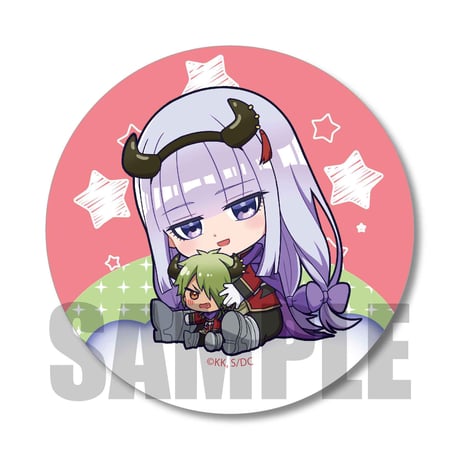 トレーディング缶バッジ 魔王城でおやすみ/ぎゅぎゅっと