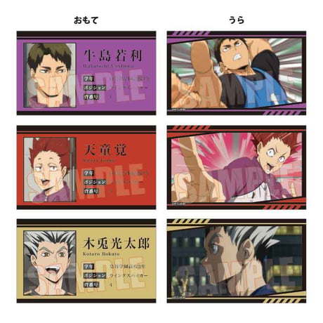 〈再販〉メモリーズカードコレクション ハイキュー!!