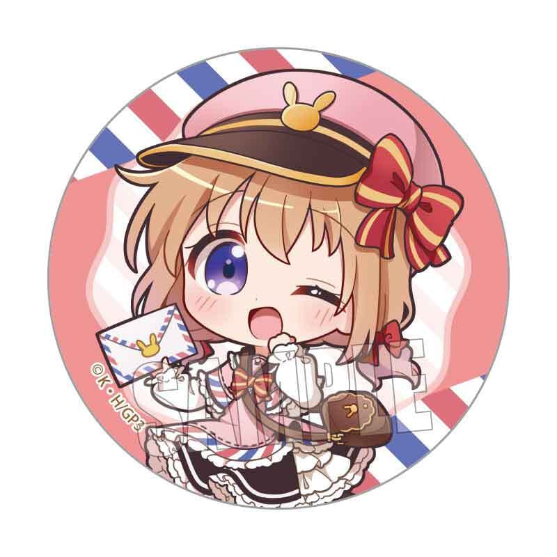 缶バッジ ご注文はうさぎですか？ BLOOM/ココア 郵便屋ver. | ベル