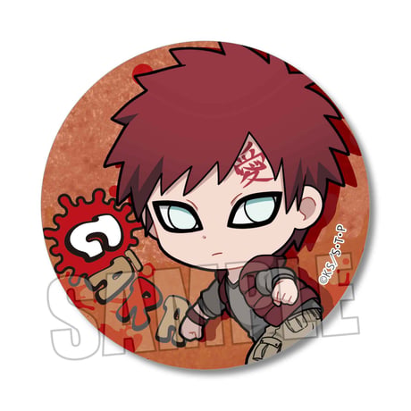 トレーディング缶バッジ スケーターver.(デフォルメ) NARUTO-ナルト- 疾風伝