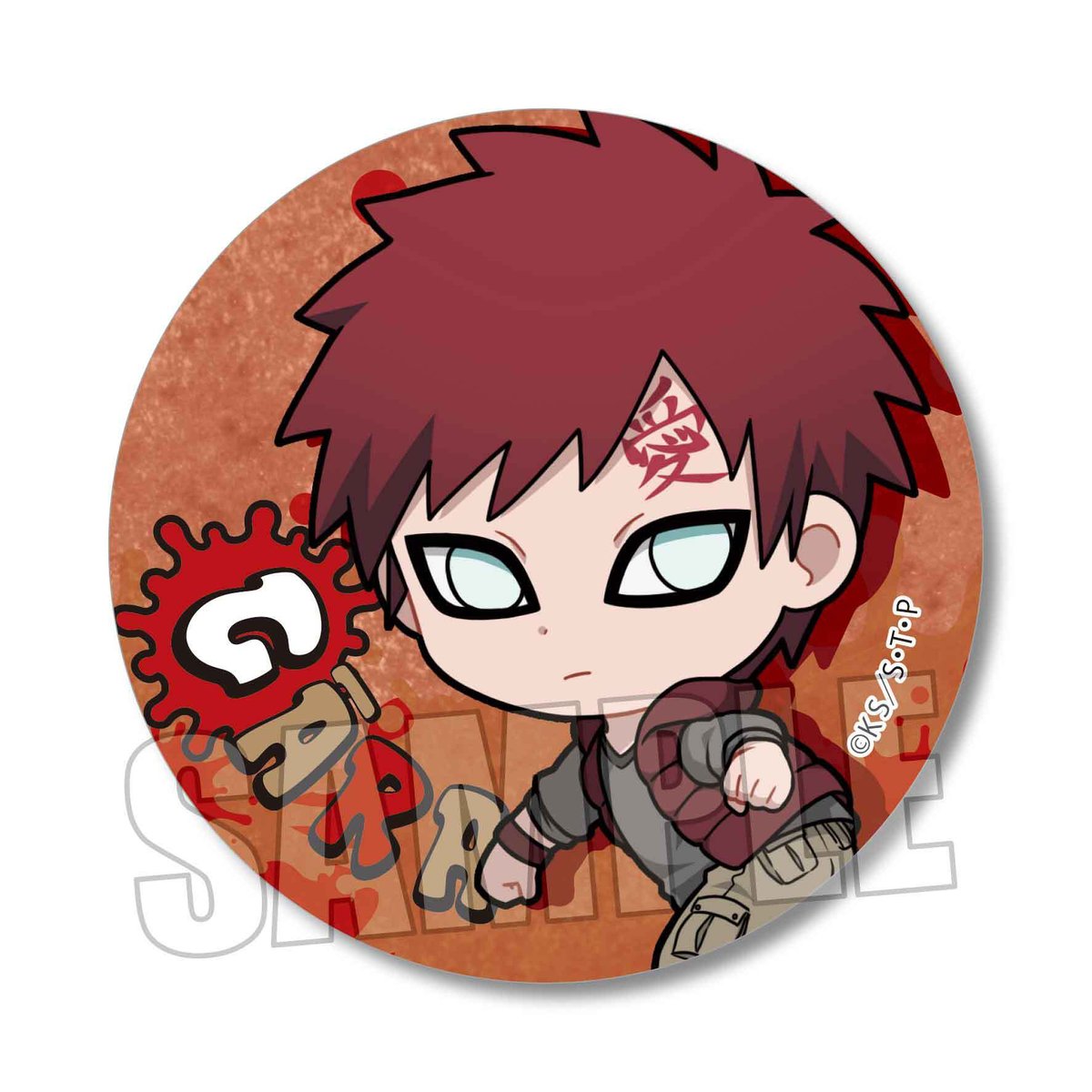 トレーディング缶バッジ スケーターver.(デフォルメ) NARUTO