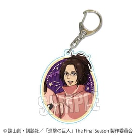 4点　進撃の巨人　テーマパークスタッフ風　ちょいデカ アクリルキーホルダー 4点 進撃の巨人 テーマパークスタッフ風 ちょいデカ アクリル