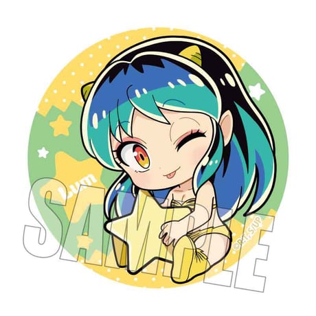 トレーディング缶バッジ うる星やつら/ぎゅぎゅっと