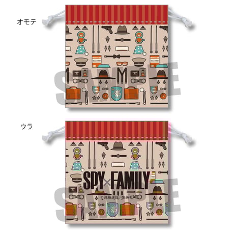 ミニ巾着 SPY×FAMILY/B