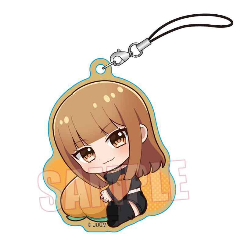 ぎゅぎゅっと木札ストラップ カラフルピーチ/えと | ベルハウス