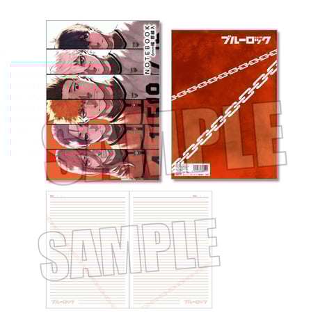 B5ノート ブルーロック/集合絵A