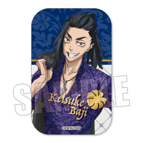 スクエア缶バッジ 東京リベンジャーズ/場地 圭介 ドレスシャツver.